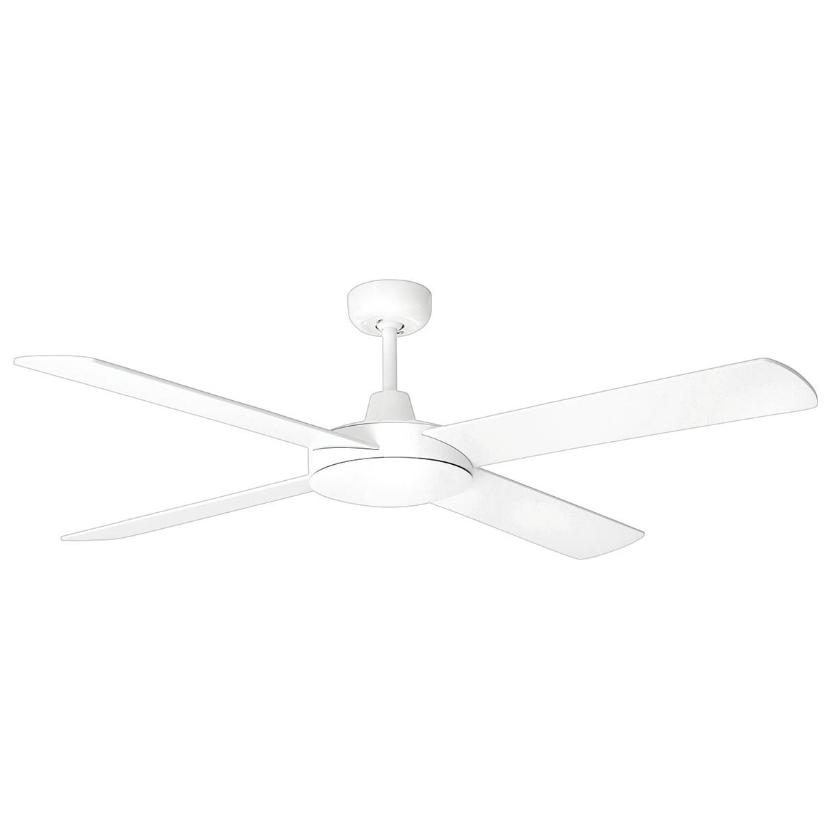 TEMPEST DC 52" CEILING FAN - WHITE WITH WHITE BLADES